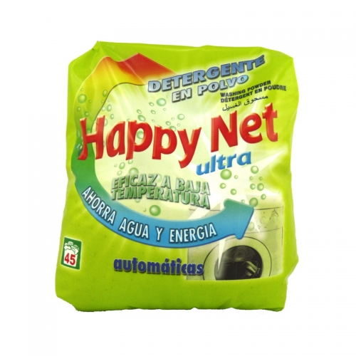 Happy Net Detergente En Polvo Color 45 Cazos 3,600 Kg