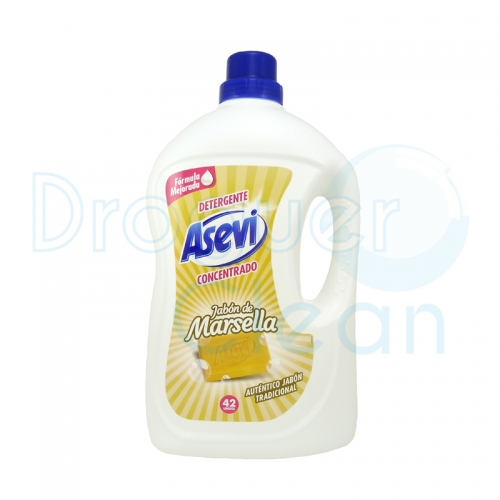 Asevi Detergente Líquido Concentrado Jabón De Marsella 3 L