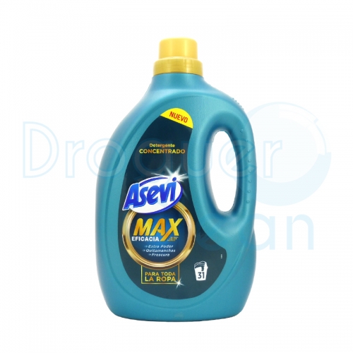 Asevi Detergente Líquido Concentrado Max Eficacia 1922 Ml