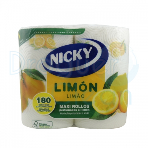 Nicky Papel De Cocina Limón 2 Duplo