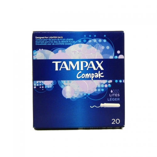 Tampax Compak Lites 20 Servicios