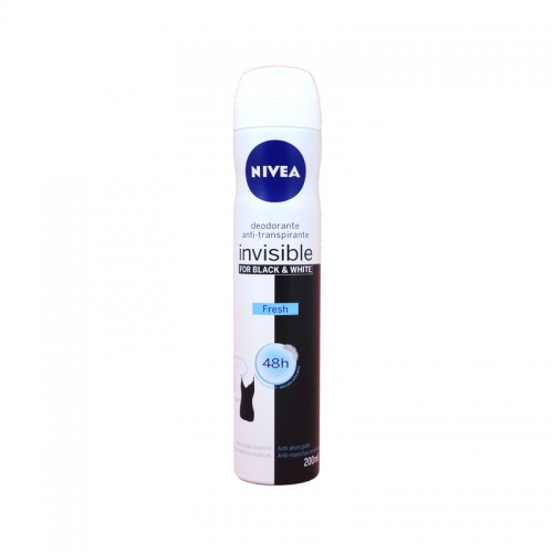 Nivea Desodorante Invisible For Black & White Fresh Spray 200 Ml