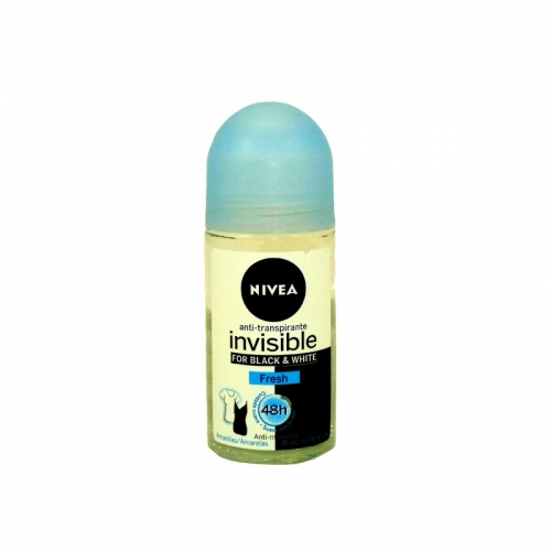 Nivea Desodorante Invisible For Black & White Roll-On 50 Ml