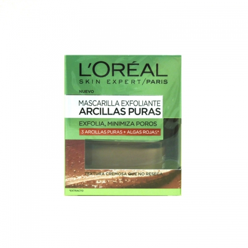 Loreal Mascarilla Arcilla Exfoliante Algas Rojas 50 Ml