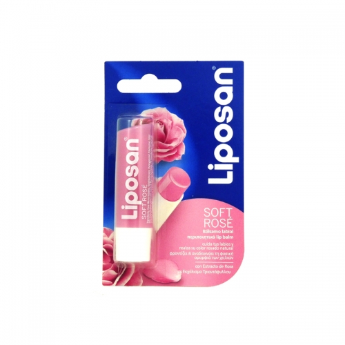 Liposan Balsamo Labial Soft Rose 5,5 Ml