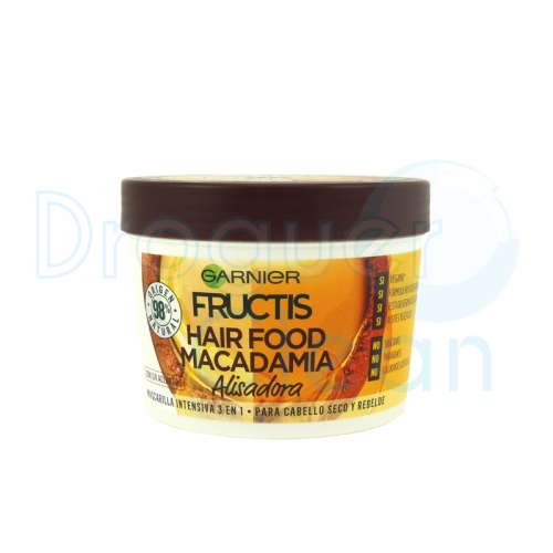 Garnier Fructis Mascarilla Hair Food Macadamia 390 Ml