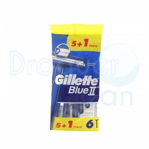 Gillette  Blue II Maquinilla Desechable 5 Uds + 1