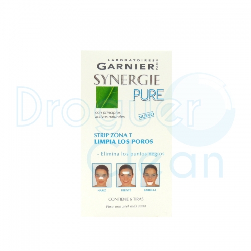 Garnier Synergie Pure Tiras Limpia Poros 6 Uds