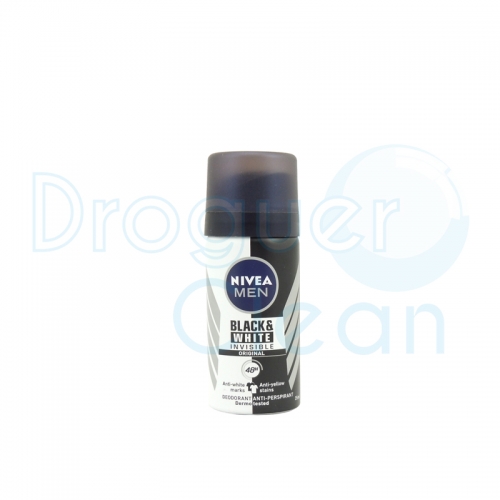 Nivea Men Desodorante Mini Black & White Invisible Original Spray 35 Ml