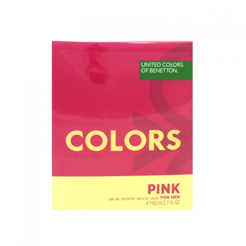 United Colors Of Benetton Pink Eau De Toilette Mujer Spray 80 Ml