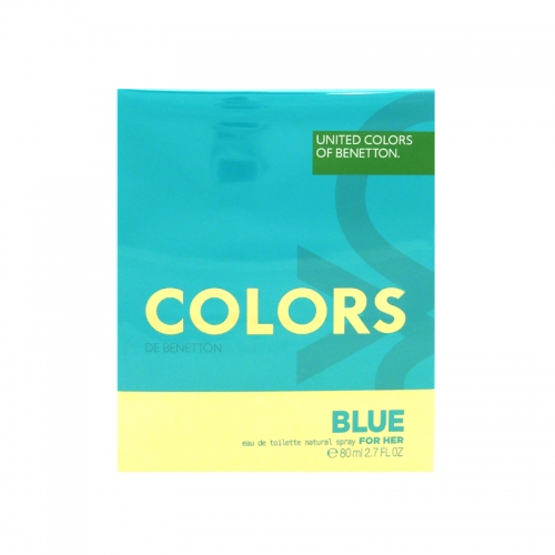 United Colors Of Benetton Blue Eau De Toilette Mujer Spray 80 Ml