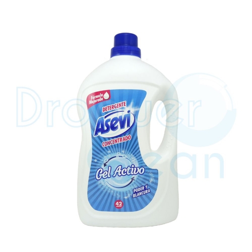 Asevi Detergente Líquido Concentrado Gel Activo 3 L