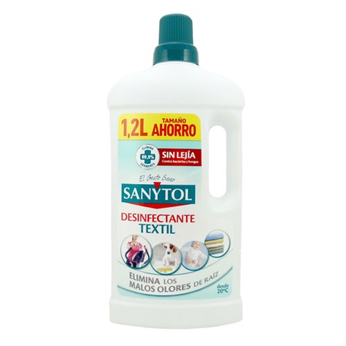 Sanytol Desinfectante Textil Sin Lejía Anti-Olores 1200 Ml