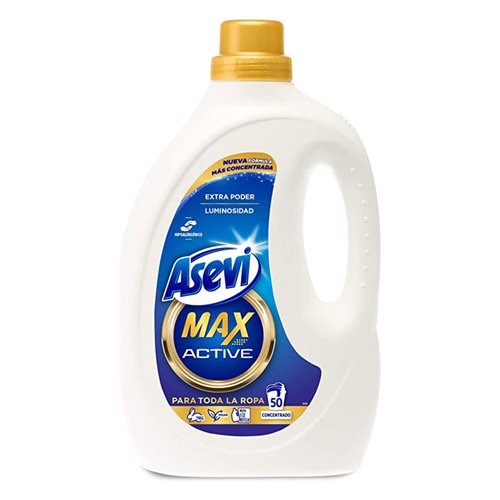 Asevi Detergente Líquido Concentrado Max Actif 2500 Ml